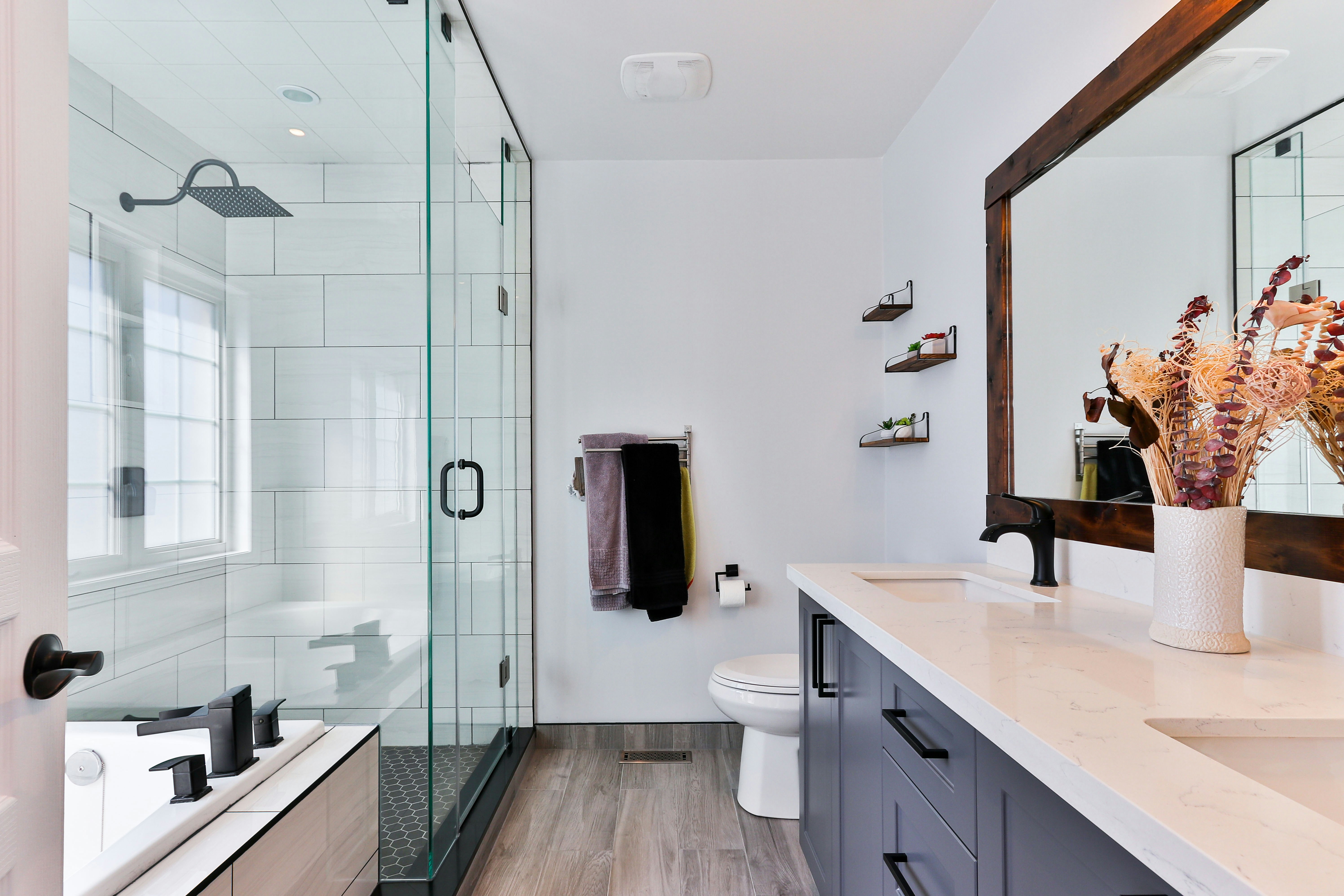 Salle de bain moderne rénovée à Lille